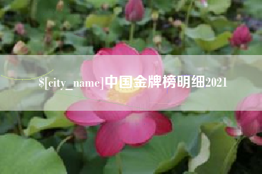 澄迈中国金牌榜明细2021