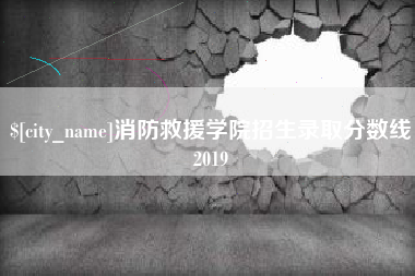 澄迈消防救援学院招生录取分数线2019