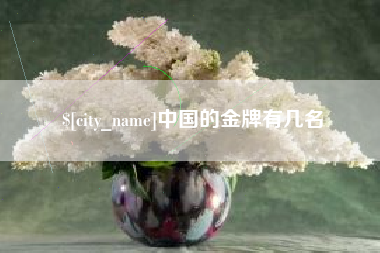 澄迈中国的金牌有几名