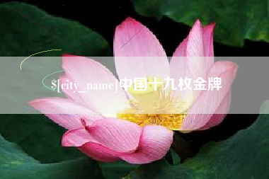 澄迈中国十九枚金牌