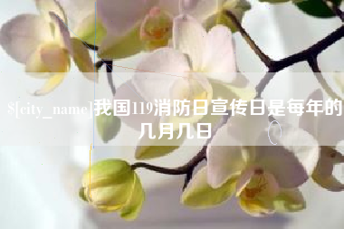 澄迈我国119消防日宣传日是每年的几月几日