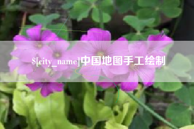 澄迈中国地图手工绘制