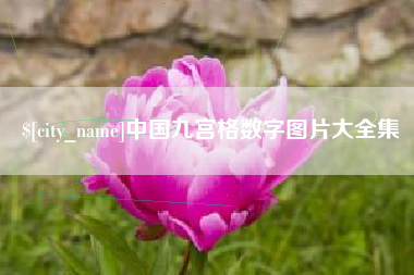 澄迈中国九宫格数字图片大全集