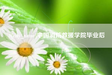 澄迈中国消防救援学院毕业后