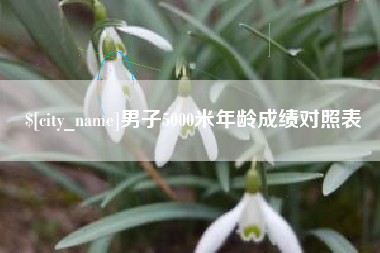 澄迈男子5000米年龄成绩对照表
