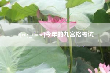 澄迈今年的九宫格考试