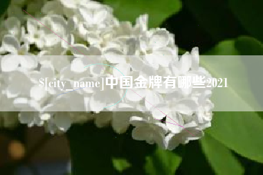 澄迈中国金牌有哪些2021