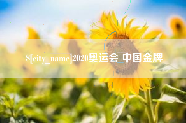 澄迈2020奥运会 中国金牌
