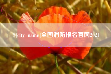 澄迈全国消防报名官网2021